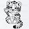 Baby Tiger Drawing Black and White