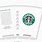 Back of Starbucks Cup Template