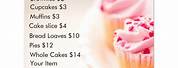 Bake Sale Prices