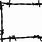 Barbed Wire Vector Border