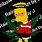 Bart Simpson Supreme Smoking Weed
