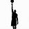 Basketball Player Standing Silhouette