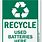 Battery Recycle Label