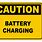 Battery Safety Sign
