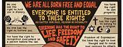 Beautiful Universal Declaration of Human Rights Poster