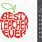 Best Teacher Ever Apple SVG