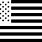 Black American Flag Logo