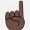 Black Finger Emoji
