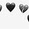 Black Heart Emoji Crown