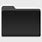 Black Mac Folder Icons