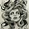 Black Medusa Drawing