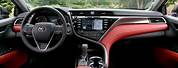 Black Toyota Camry XSE Red Interior