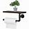 Black Wall Mounted Paper Towel Holder