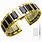 Black and Gold Watch Band