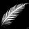 Black and White Feather Wallpaper