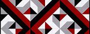 Black and White Geometric Quilt Patterns