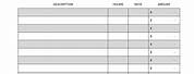 Blank Invoice Template Microsoft Excel