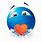 Blue Emoji Love