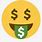 Blue Emoji Money