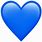 Blue Heart Emoji Background