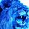 Blue Lion Roaring