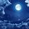 Blue Moon Sky Night