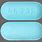 Blue Oblong Pill