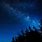 Blue Starry Night Sky Desktop