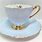 Blue Tea Cup and Saucer