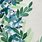 Blue and Green Floral Wallpaper