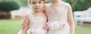 Blush Flower Girl Dresses for Weddings