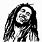 Bob Marley Stencil Art