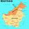Borneo On World Map