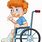 Boy in Wheelchair Clip Art