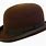 Brown Bowler Hat