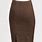 Brown Tweed Skirt