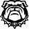 Bulldog Logo Silhouette