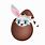 Bunny and Egg Emoji