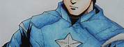 Captain America Anime Drawing