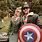 Captain America Couple Costume