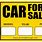 Car Sale Sign