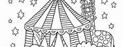 Carnival Themed Coloring Pages