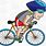 Cartoon Cyclist Clip Art