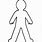 Cartoon Outline of Person