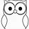 Cartoon Owl Template