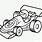 Cartoon Race Car Coloring Pages