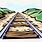 Cartoon Railroad Track Clip Art