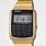 Casio Calculator Watch Gold