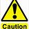 Caution Sharp Sign