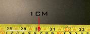 Centimeter in Measuring Tape